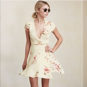 Reformation Raquel Petite Wrap Dress 0P